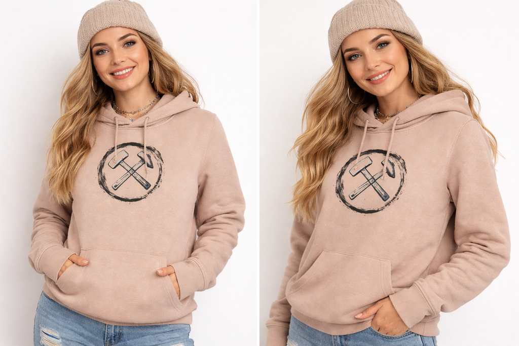 POTTPLÖRREN Mädels Hoodie Eisen & Schlägel Print auf der Brust