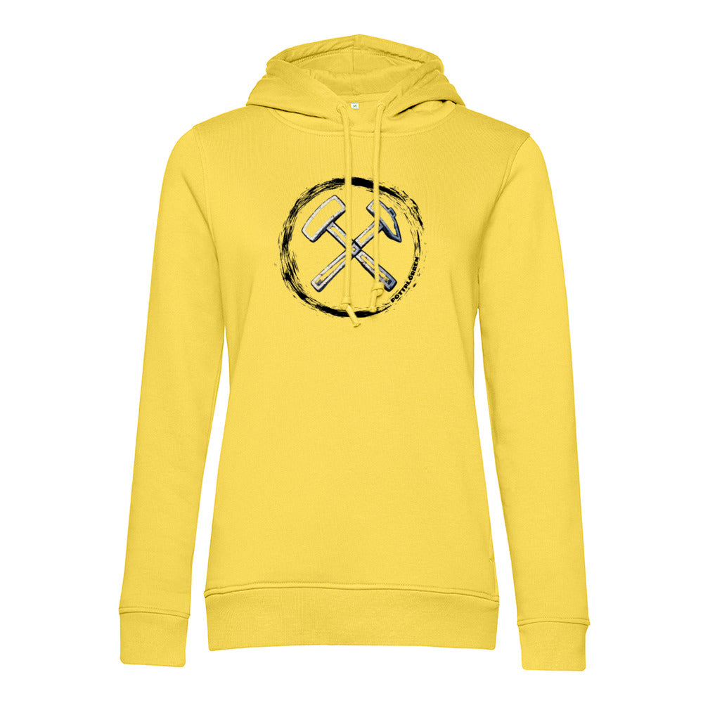 POTTPLÖRREN Mädels Hoodie Eisen & Schlägel Print auf der Brust