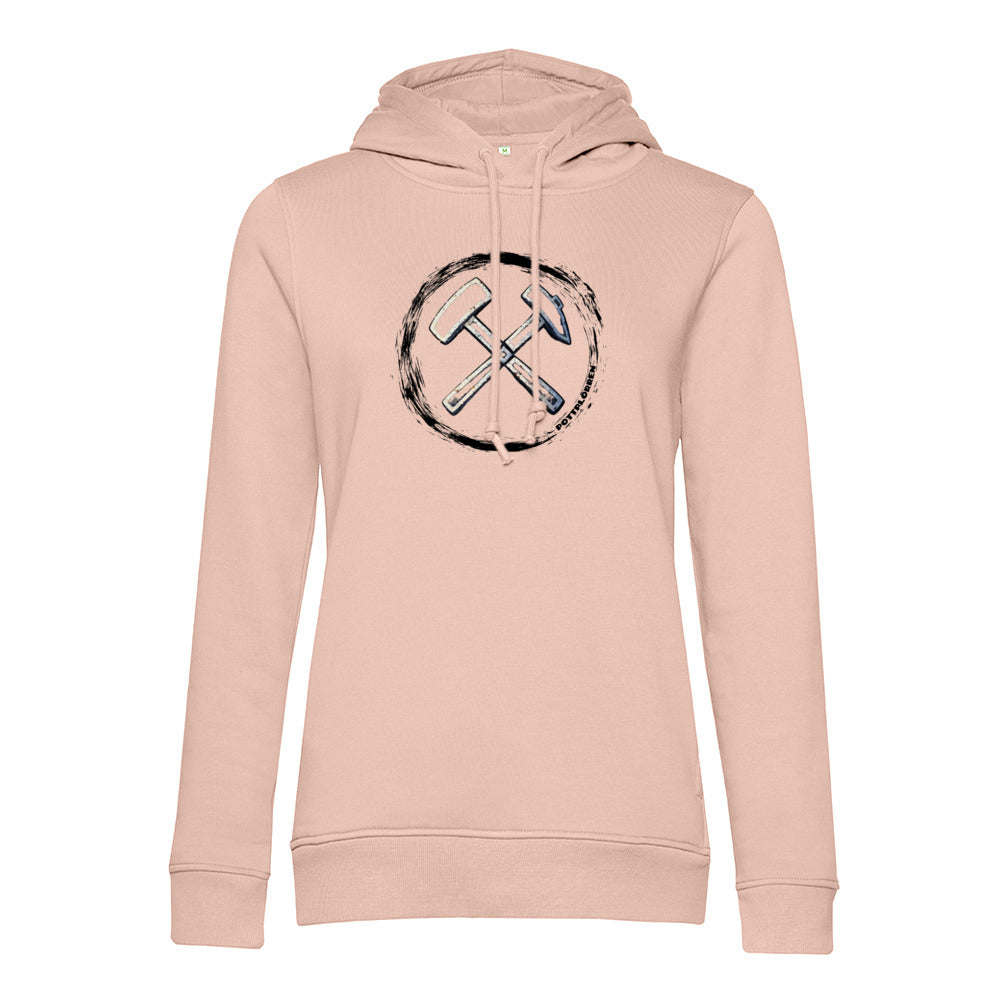 POTTPLÖRREN Mädels Hoodie Eisen & Schlägel Print auf der Brust