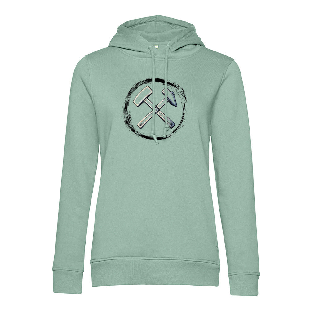 POTTPLÖRREN Mädels Hoodie Eisen & Schlägel Print auf der Brust