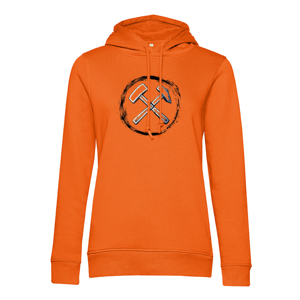 POTTPLÖRREN Mädels Hoodie Eisen & Schlägel Print auf der Brust