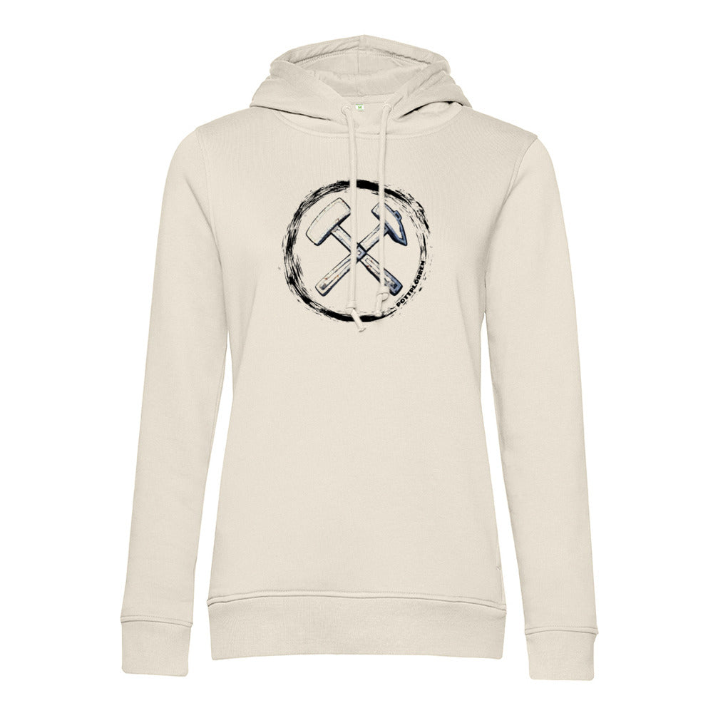 POTTPLÖRREN Mädels Hoodie Eisen & Schlägel Print auf der Brust