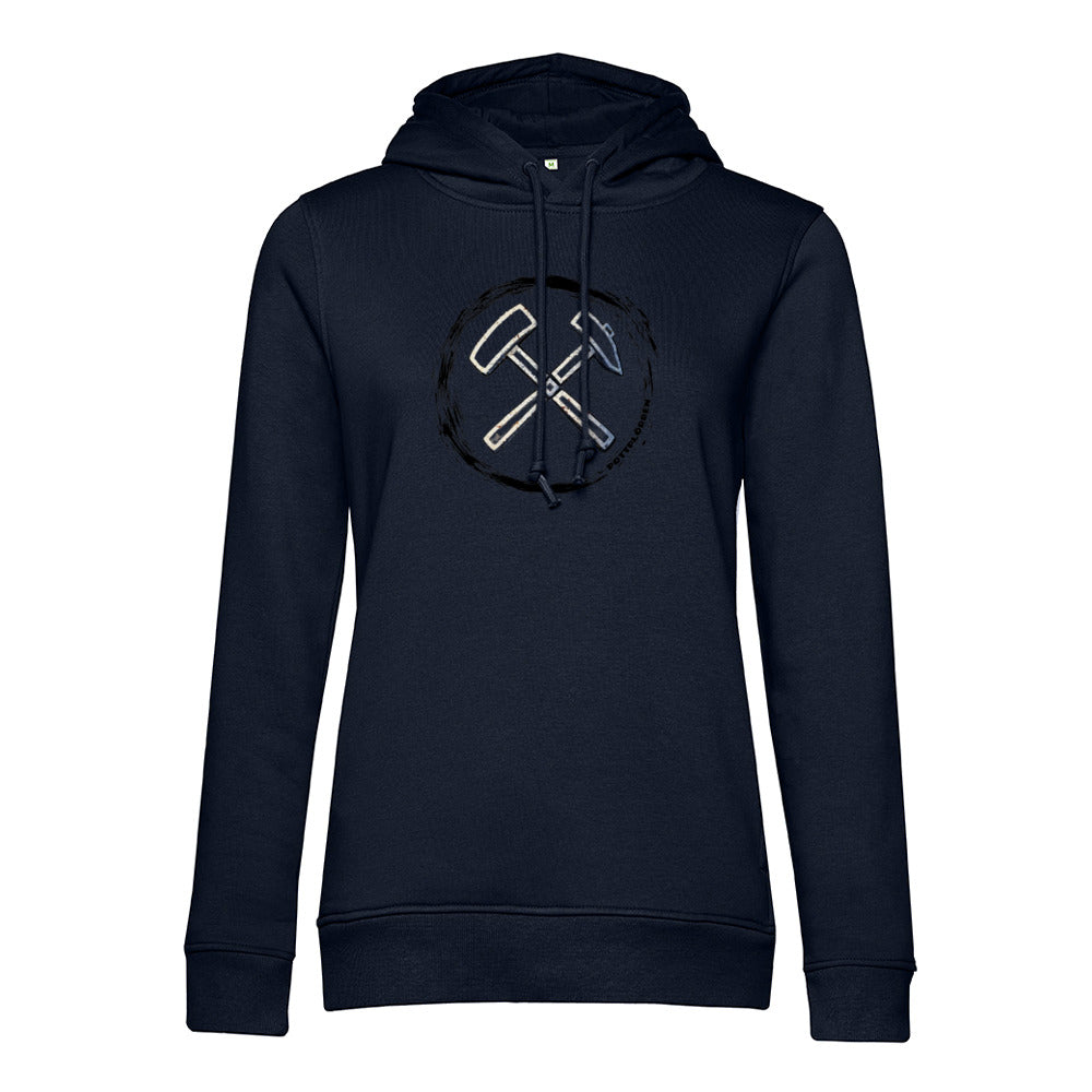 POTTPLÖRREN Mädels Hoodie Eisen & Schlägel Print auf der Brust