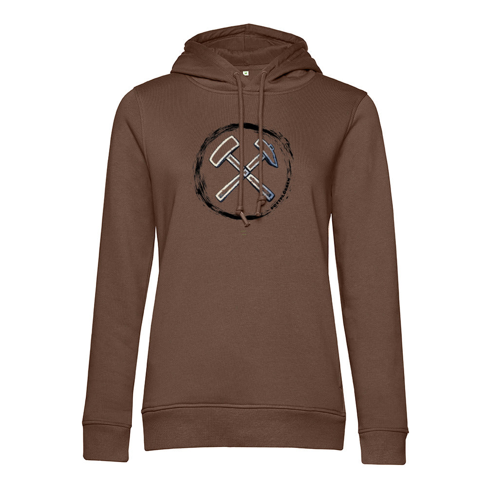 POTTPLÖRREN Mädels Hoodie Eisen & Schlägel Print auf der Brust