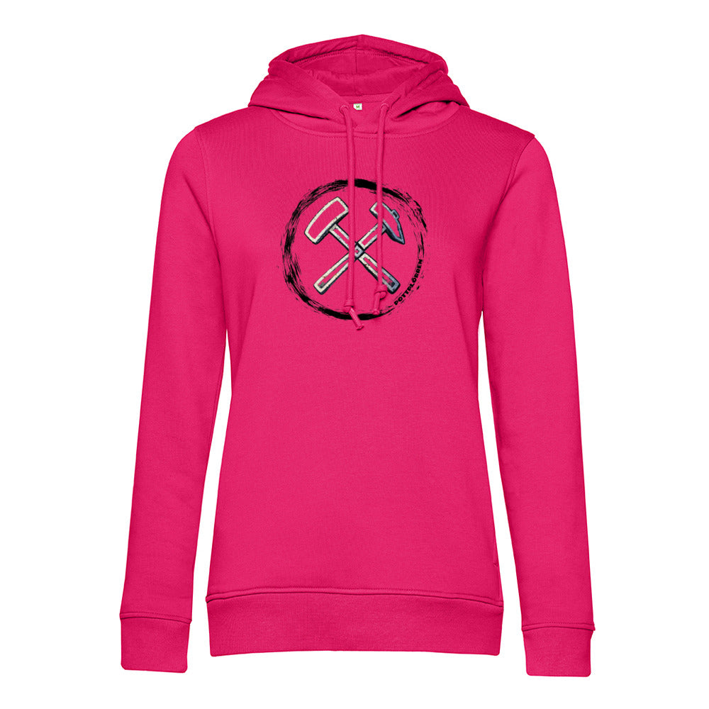 POTTPLÖRREN Mädels Hoodie Eisen & Schlägel Print auf der Brust