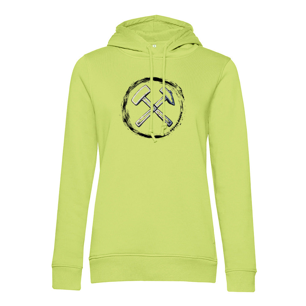 POTTPLÖRREN Mädels Hoodie Eisen & Schlägel Print auf der Brust