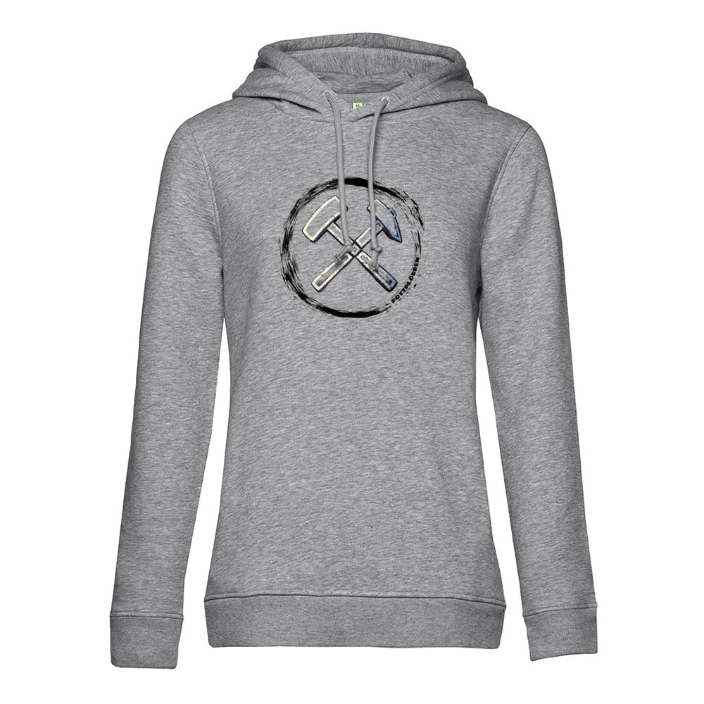 POTTPLÖRREN Mädels Hoodie Eisen & Schlägel Print auf der Brust