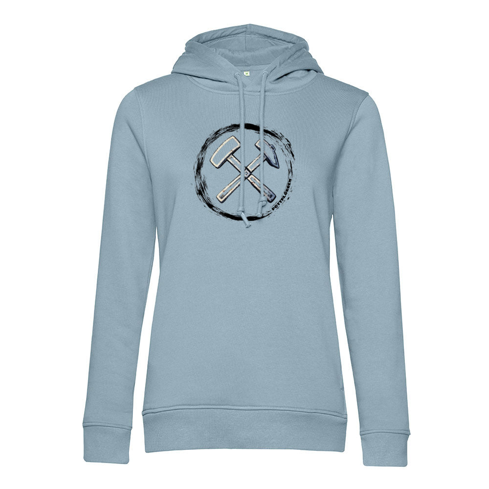 POTTPLÖRREN Mädels Hoodie Eisen & Schlägel Print auf der Brust