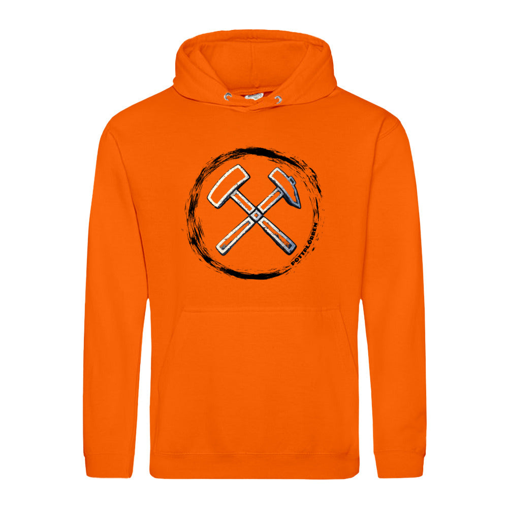 POTTPLÖRREN Kumpel Hoodie mit Eisen & Schlägel Print auffe Brust