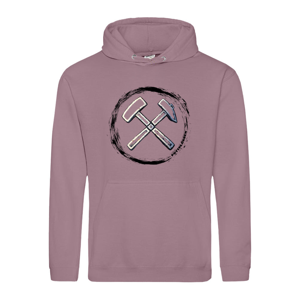 POTTPLÖRREN Kumpel Hoodie mit Eisen & Schlägel Print auffe Brust
