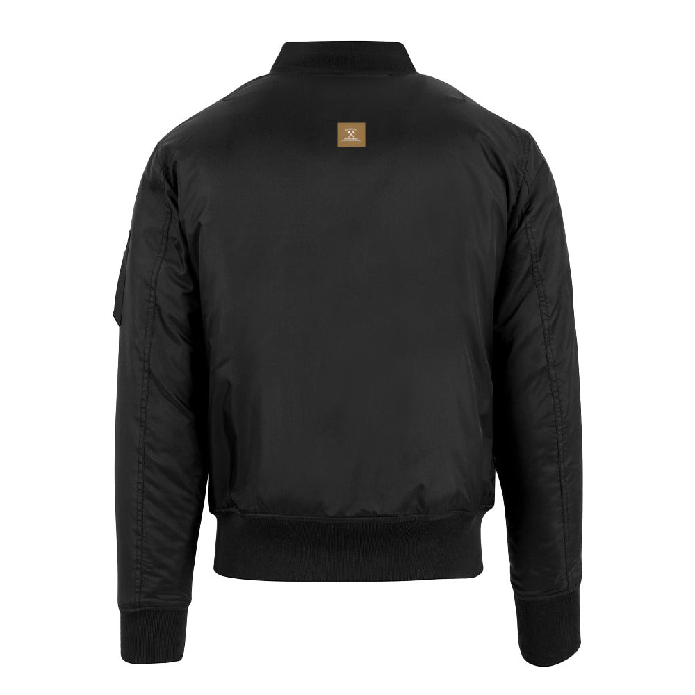 POTTPLÖRREN Bomberjacke mit Eisen & Schlägel Brustprint