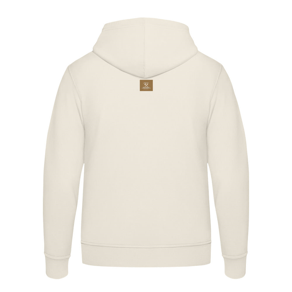 POTTPLÖRREN Zipper Jacke/Hoodie mit Eisen & Schlägel Print unisex