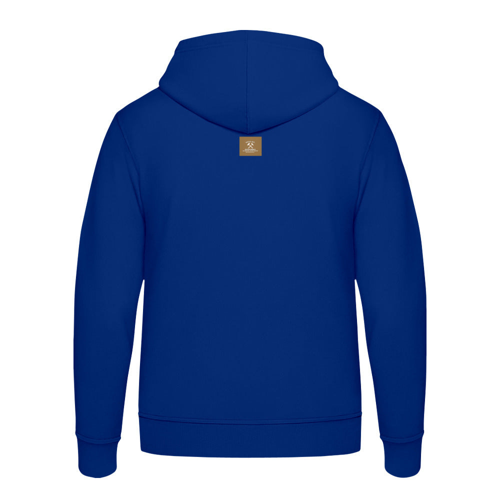 POTTPLÖRREN Zipper Jacke/Hoodie mit Eisen & Schlägel Print unisex