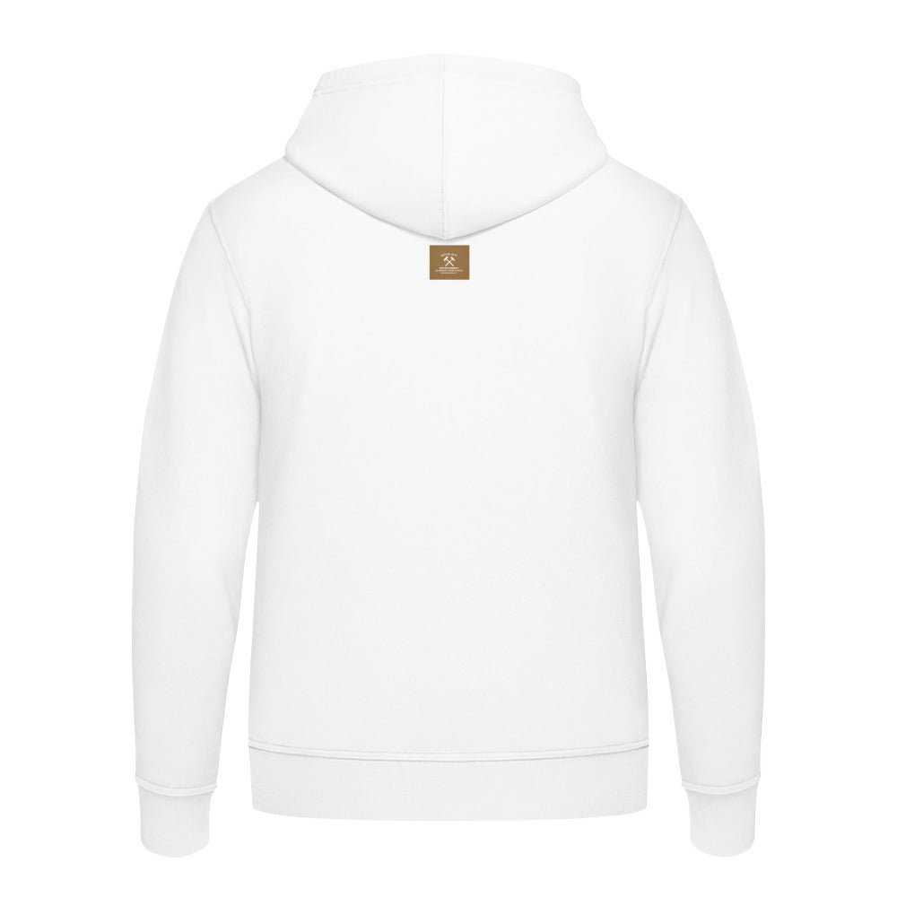 POTTPLÖRREN Zipper Jacke/Hoodie mit Eisen & Schlägel Print unisex