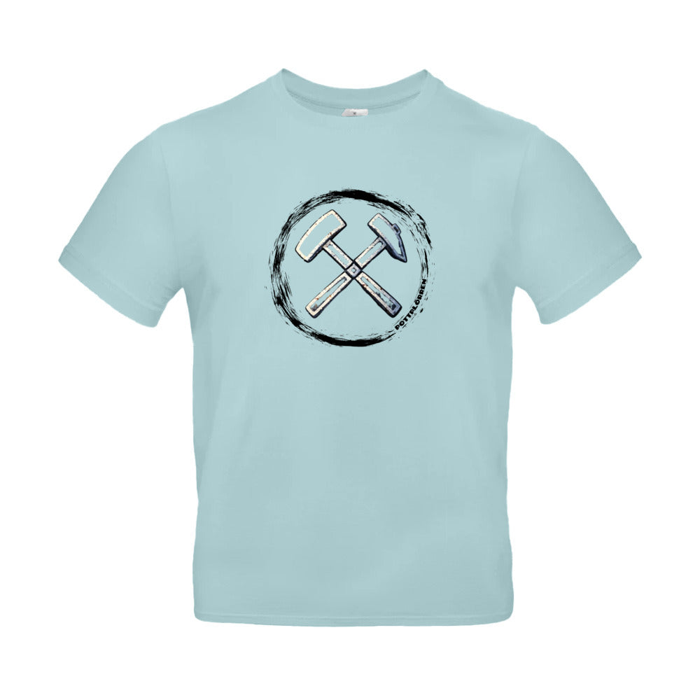 Pottplörren Kumpel Shirt mit Eisen & Schlägel Print