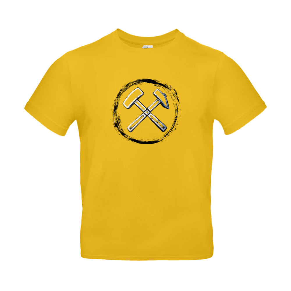 Pottplörren Kumpel Shirt mit Eisen & Schlägel Print