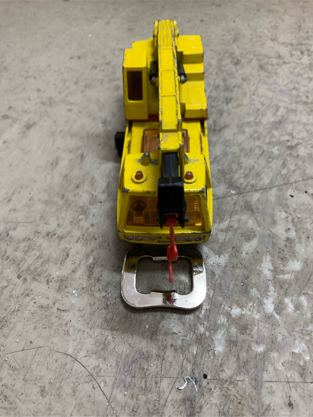 Flaschenöffner groß aus Autokran Modellauto...für handfeste Kumpels