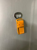 Flaschenöffner mit Magnet aus Spielzeugauto..VW T1 Pritsche